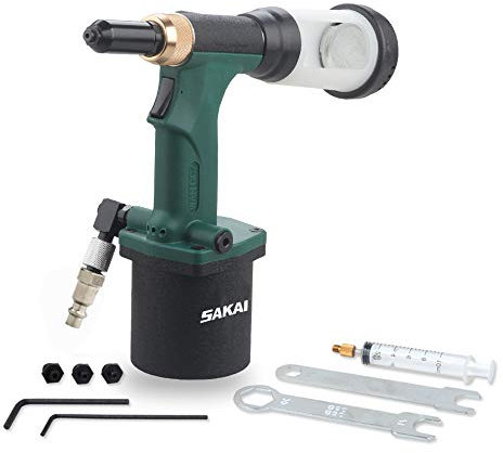 SAKAI Pneumatische hydraulische Zugnietpistole – Automatisches Saugluftnietwerkzeug