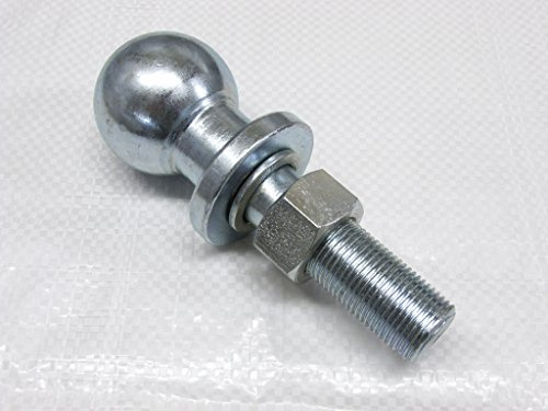 Tow Ball Short Shank 50MM & Chain (22MM Thread 3 1.25 Ton Tractor ATV Quad Trailer Hitch)