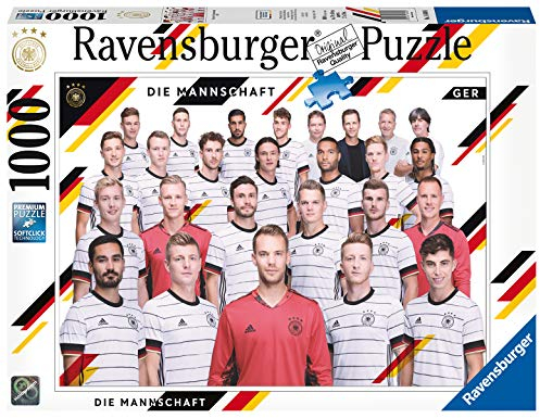 Ravensburger Puzzle 16480 - EM 2020 - 1000 Teile Puzzle für Erwachsene und Kinder ab 14 Jahren, DFB Puzzle der deutschen Nationalmannschaft