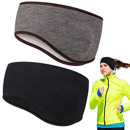 HASAGEI Stirnband Winter (Black + Brown)