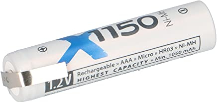 AAA Micro Akku NI-MH 1,2V 1150mAh Z Lötfahne wiederaufladbar + geringe Selbstentladung