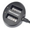 Newmowa Double USB Chargeur pour Canon LP-E12 Canon EOS M M2 M10 M50 M100 M200 EOS 100D EOS Rebel SL1 EOS Kiss X7 PowerShot SX70 HS