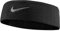 Nike M Fury Headband Terry Stirnband aus Polyester und Elasthan in der Farbe Black-White, N.100.3467.010.OS