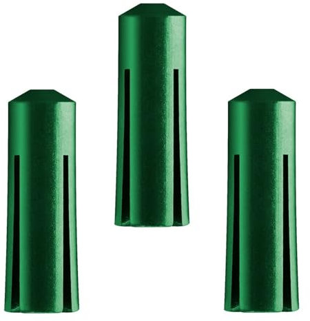 THOR-DARTS Aluminium Flight Protector Darts in 10 Farben Flight Protector grün, Dart Flightschutz Green, Dart Flight Protector grün, Green Flightsaver, grüne Flightschoner (2 Set (6 Stück), grün)