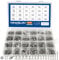 NINDEJIN 580pcs Vis à Tête Cylindrique à Six Pans Creux M2 M3 M4 M5 Vis et Ecrou Vis à Tête Hexagonale en Acier Inoxydable 304 et Rondelles de Rangement Avec Clé Plate (Vis à Tête Cylindrique)
