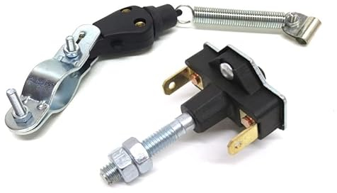 Bremslichtschalter Set vorne hinten passend für Hercules, Zündapp, Kreidler, Puch Flory 50 2T 4T AC – Kontaktschalter für Bremse vorne & hinten, Ersatzschalter Set