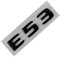 MSEURO 3D ABS Chrom Heckkoffer Abzeichen Aufkleber E43 E53 E63 S Emblem Logo Aufkleber passend for Mercedes Benz AMG W211 W212 W213 Autozubehör (Color : E53 Black)