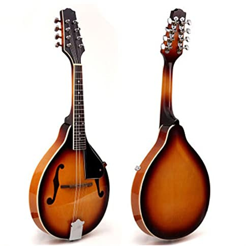 Mandolinen 8-saitiges Lindenholz-Musikinstrument Mit Mandoline Aus Palisander-Stahl Mandolinen-Instrument für Anfänger