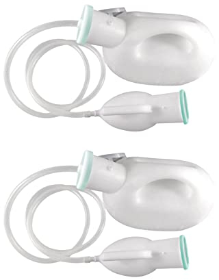 2 Pack Orinal Masculino Orina para Hombres, 68 Oz Botellas Grandes Orina con Asa, Grueso Portátil Orina con Tapa para Hospital Camping Coche Viaje Inodoro Orinal