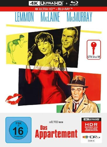Das Appartement - 2-Disc Limited Collector's Edition im Mediabook (4K Ultra HD + Blu-ray)