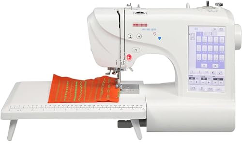 ZALIX Sewing Embroidery Machine, Fully Automatic Word Embroidery Machine, Small Commercial Household All-In-One Hand Push DIY Computer Embroidery Machine,A