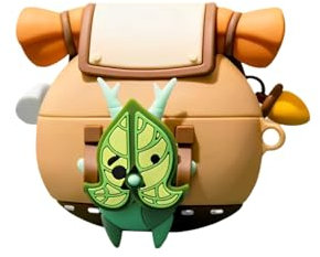 Korok-Silikon-Schutzhülle kompatibel mit Sony WF-1000XM5 mit Schlüsselanhänger, weich, niedlich, Anime, Yahaha, stoßfest, Schutzhülle für WF-1000XM5 für Kinder