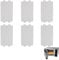 Placa Mica para Microondas,Placa Mica Microondas Universal,Hoja de Mica,Mica Placas Hojas de Mica,Hojas Mica para Horno Microondas,Placa Mica para Reparación Microondas, (6pc-10.7x6.4cm)