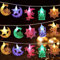 DAZZTIME Led Muslim Ramadan Lichterkette, 20 Led Deko 3m, Eid Mubarak Dekoration, Stern Mond Lichter, Lampe, Dekorationen für Zuhause Garten Geburtstag Party