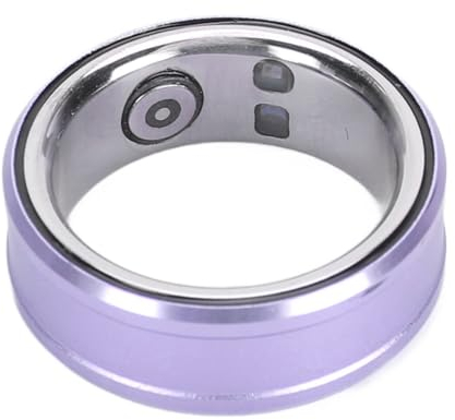 ciciglow Smart Ring, Kamerafernsteuerung, Bluetooth, Fitness-Ring, Gesundheits-Tracker, Schlafüberwachung, IP68, Wasserdichter Smart-Ring für Temperaturschrittzählung (Purple)