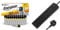 Energizer AAA Batteries, Alkaline Power, Triple A Battery Pack & DESIRETECH Black Electric Extension Lead 4 Gang 2 Metre | 2m Long Cable