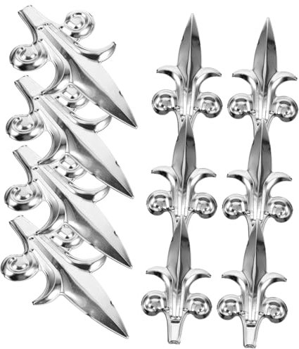 Toddmomy 10 Stück Wandgeländerkopf Rasendekorationen Gartendekorationen Torpfosten Endstücke Zaundekor Zubehör Gartenzaun Endstücke Dekorative Pfosten Endstücke Rand Endstücke Endstücke