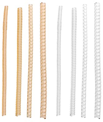 Diarypiece 8 x unsichtbarer Ringspanner für alle Ringgrößen, transparenter Kunststoff-Ringschutz für Damen und Herren, 4 Größen