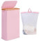 iEGrow Laundry Bakset with Lid 75L, Washing Baskets for Laundry with Washable and Removable Inner Bag, Slim Laundry Hamper for Drity Cloth Toys Towels Storage (Pink)