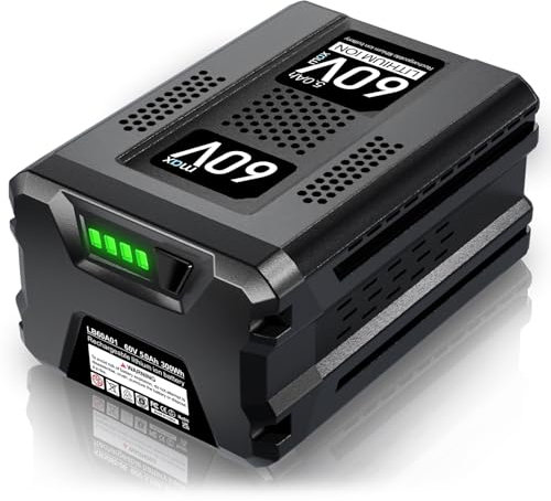 Capowill - 60V 5.0Ah Replacement Battery for Greenworks Pro 60V Lithium Ion Battery LB60A03 LB60A02 LB60A00 Compatible with Greenworks 60V Max Cordless Power Tool