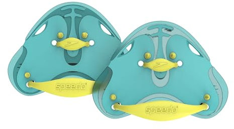 Speedo Unisex Erwachsene Biofuse Fingerpaddel | Trainingshilfe | Schwimm-Fitness Trainingshilfen, Blau, Einheitsgröße