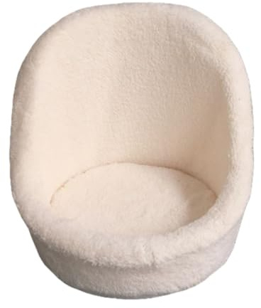 Baby Photo Sofa White Cloth Plush Photography Prop | Adorable Shape, Safe for Baby Use, Bedroom and Kindergarten Settings, Posing Item