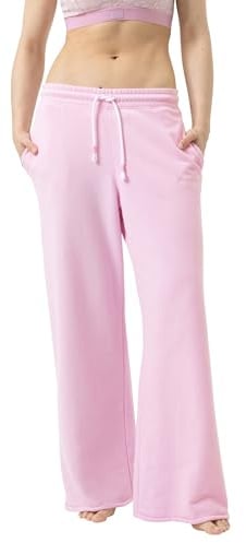 Mey Damen Lange Pyjamahose 100% Baumwolle Serie Mellow Cotton | Jogginghose, schwerer Sweatstoff, Seitliche Eingriffstaschen, Breiter Komfortbund, Kordelzug mit umwickelten Garn, Gr. XS-XXL