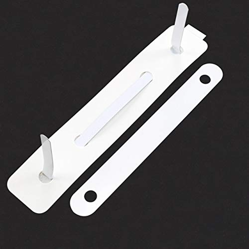 Abheftmechaniken selbstklebend | 3-teilig 105 x 20 mm, weiß