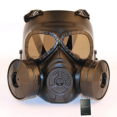 Paintball Masken CS Spielemaske Jagd Taktische Masken Cosplay Halloween Schutzmaske Atmungsaktive Dummy-gasfilter Maske mit Turbo Lüfter