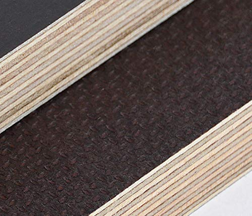 9mm Multiplex Zuschnitt Siebdruckplatten Multiplexplatten Zuschnitte Melaminbeschichtet Birke Bodenplatte Holz Braun Grau (Breite 20 cm, Länge 90 cm)