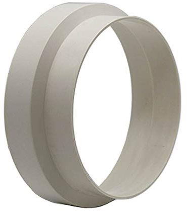 Kair Ducting Reducer 110mm to 100mm Duct Pipe Reduction Connector for Extract Fans and Ventilation Units