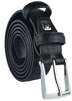 Sergio Tacchini Herrengürtel außen PU-Leder innen, nickelfreie Schnalle (Schwarz (697) 3 cm, 115 (tg 50-52))