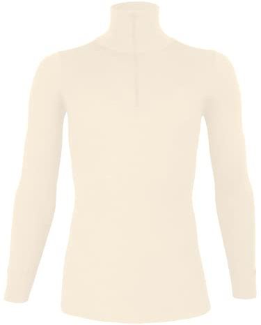 wobera Angora Rollkragenpullover mit Stehkragen und Reißverschluss mit 70% Schurwolle kbT und 30% Seide für Damen und Herren