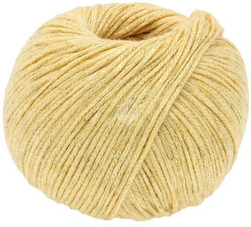 LANA GROSSA Linarte | Moderner Baumwoll/Leinen-Klassiker | Handstrickgarn aus 40% Microfaser (Viscose), 30% Baumwolle, 20% Leinen & 10% Polyamid | 50g Wolle zum Stricken & Häkeln | 125m Garn FB325