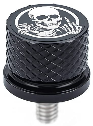 Bravema Vis de siège de moto anodisée dure pour Harley 1996-2020 CVO Electra Glide Street Glide Sportster Touring Softail Dyna (Style E)