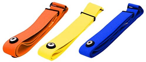 Lrtzizy 3Pcs for Heart Rate Chest Strap Adjustable Elastic Strap for Sports Wireless Monitor Rate Belt C