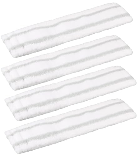 EUIOOVM Funda De Microfibra Compatible 4 Piezas PañO Limpia Ventanas Lavable Elimina Eficazmente La Suciedad Fundas De Recambio Fundas Para Limpiaparabrisas De BateríA Wv Accesorios Para Aspiradoras