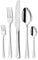 Targzier Besteck Set 6 Personen,30 teilig Hochwertiges Edelstahl Essbesteck Set mit Messer Gabel Löffel,Silber Glänzend Cutlery Set,Hochglanzpoliert,Spülmaschinenfest