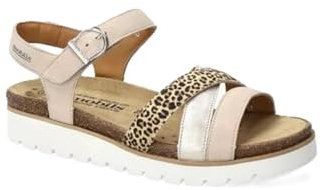 Mobils Thina Sandales Femme avec Semelle Extractable, Nude, 41 EU