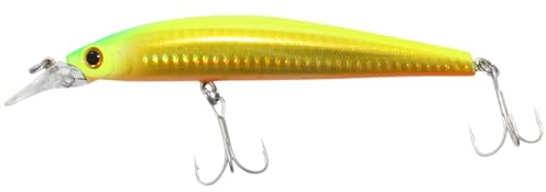 SEABUZZ Minnow Wobbler 22g 12,5cm Flachläufer 1,5-2m Hecht Zander Lachs | Drillingshaken Angelköder - Raubfisch Angeln Köder - Kunstköder - Hechtköder - Fishing Lures – Fischköder