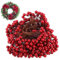 Iewroyt Bacche di Natale per la creazione di bacche di agrifoglio artificiale su steli di filo 250 steli da 8 mm Christmas flessibili flessibili per la ghirlanda preparando festa di nozze
