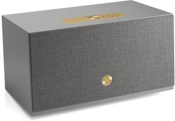 Audio Pro C10 MkII W Wireless Multiroom Speaker 80 W Class-D Amplifier, AirPlay 2, Google Cast, Bluetooth 5.0, RCA Line-In, Subwoofer Out (Grey) | WiFi speaker with AirPlay 2, Chromecast, Spotify Connect, Multiroom audio, and rich high-fidelity sound at home