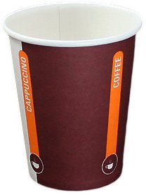 JG-Verpackungen 1000 Hartpapierbecher, Kaffeebecher, Coffee to go Becher, 0,2l - 200ml
