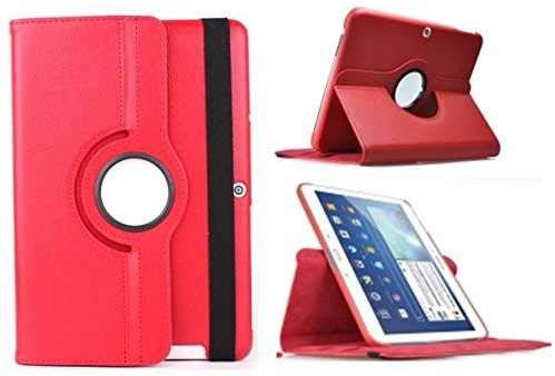 Todobarato24h Funda Tablet Compatible con BQ Aquaris M10 (10.1) giratoria 360º Roja