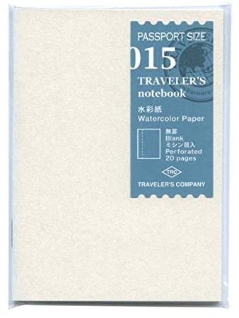 Watercolor Paper Notebook Nachfüllmine 015 für Traveler's Notebook Passport Size
