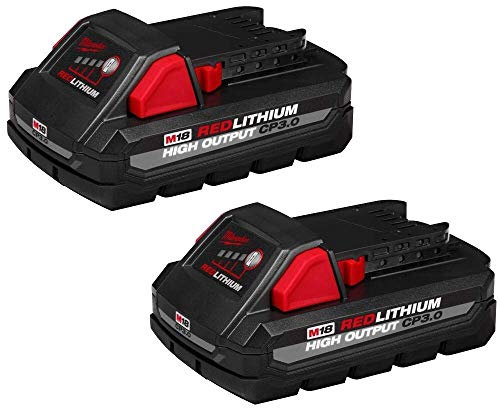 Milwaukee 48-11-1837 M18 REDLITHIUM HIGH OUTPUT CP 3 Ah Lithium-Ion Battery (2-Pack)