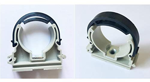 50x Rohrclip Bügel Ø32mm Rohrklemme Rohrhalter Clipser Rohrschelle Klemmschelle