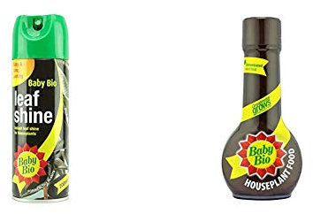 Baby Bio 84899143 Leaf Shine Houseplant Care, Ready-to-use, 200ml & 5878844 Original House Plant Food, Concentrate