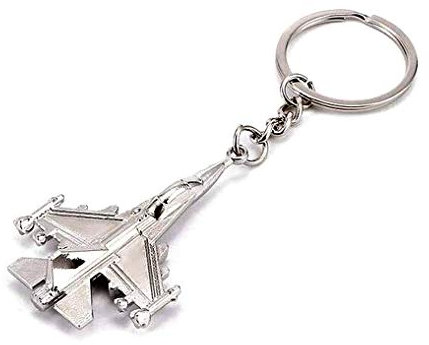 Porte-Clés Original, Avion de Chasse, Avec ou Sans Prénom, Porte Clé pour Homme et Femme ! Aviation, Aviateur, Maverick (Sans Prénom)