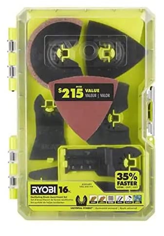 RYOBI Oscillating Multi-Tool Accessory Kit (16-Piece)